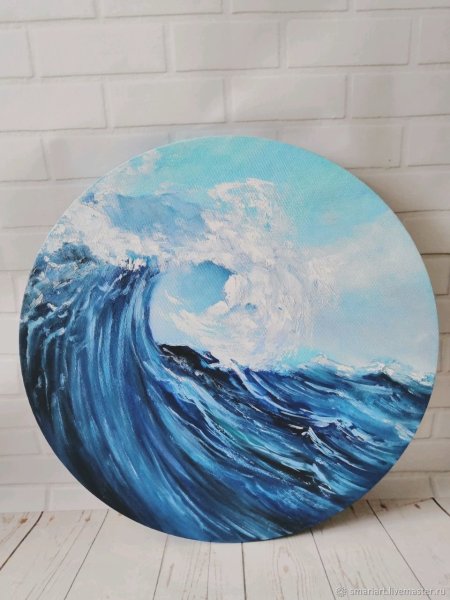 Живопись на круглом холсте