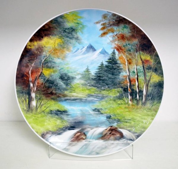 Красивые тарелки с пейзажами