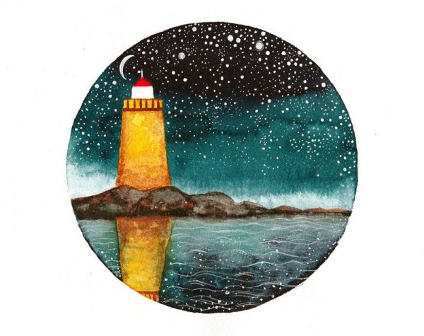 Пейзаж в круге