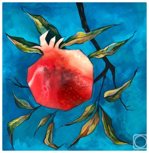 Гранат акрилом