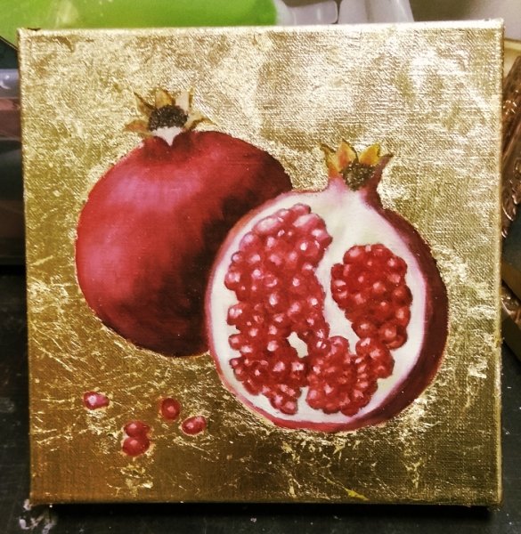 Гранат акрил поталь