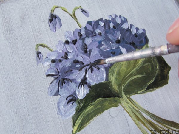 Цветы акрилом мастер класс для начинающих