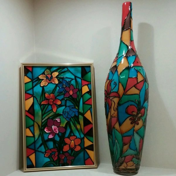 Витражная роспись по стеклу