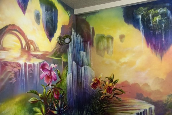 Роспись стен в стиле фэнтези