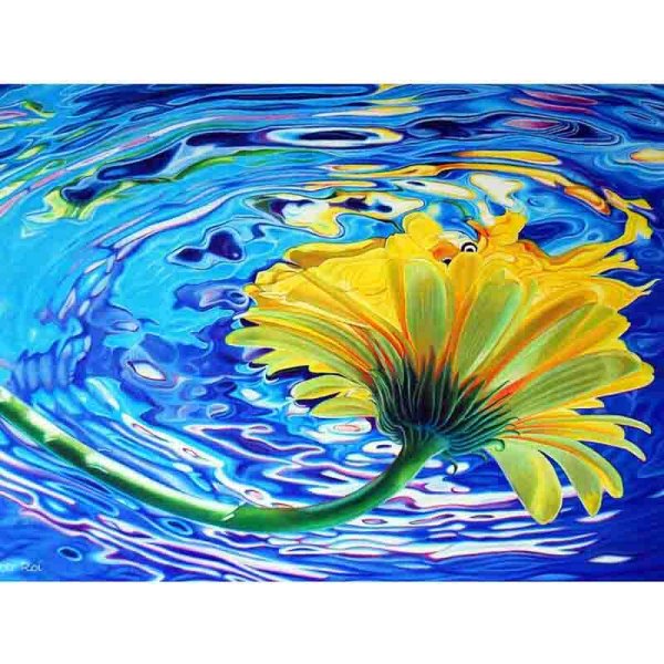 Рисование разноцветными капельками