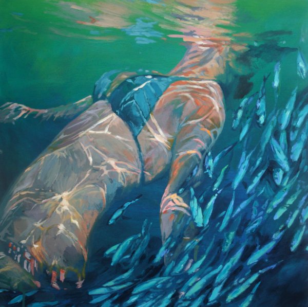 Под водой живопись