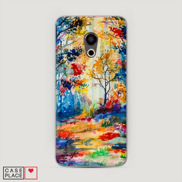 Чехол акриловыми красками