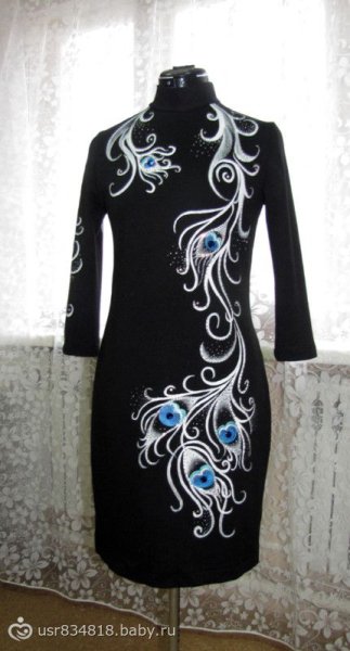 Картина акрилом девушка