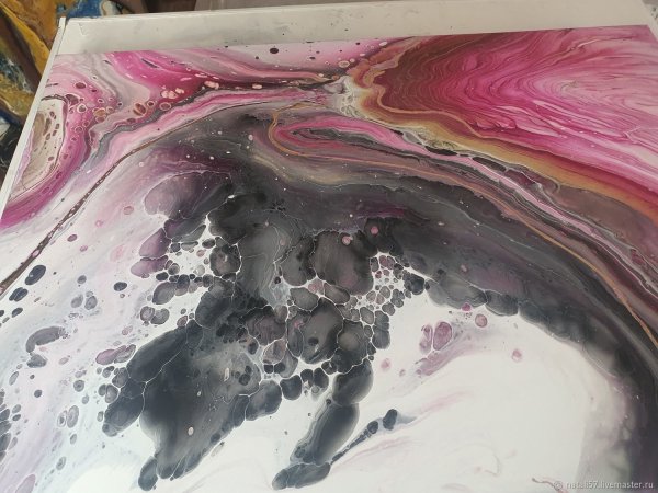 Жидкий акрил техника