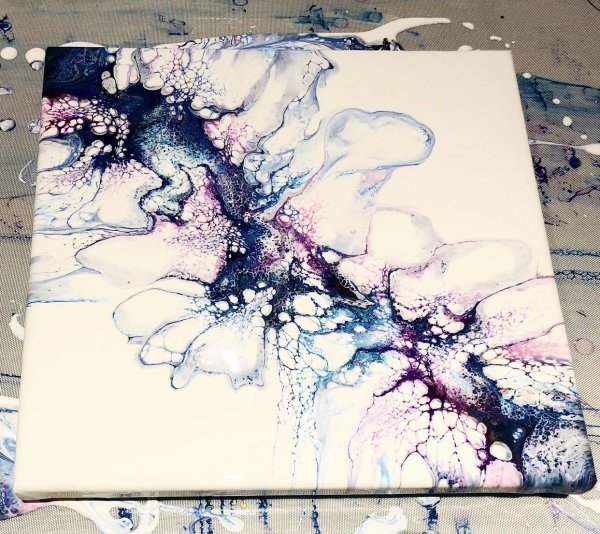 Жидкий акрил живопись