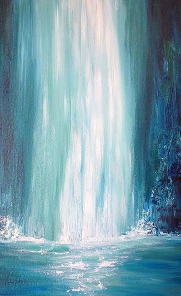 Водопад акрилом