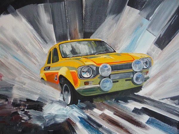 Машина акрилом