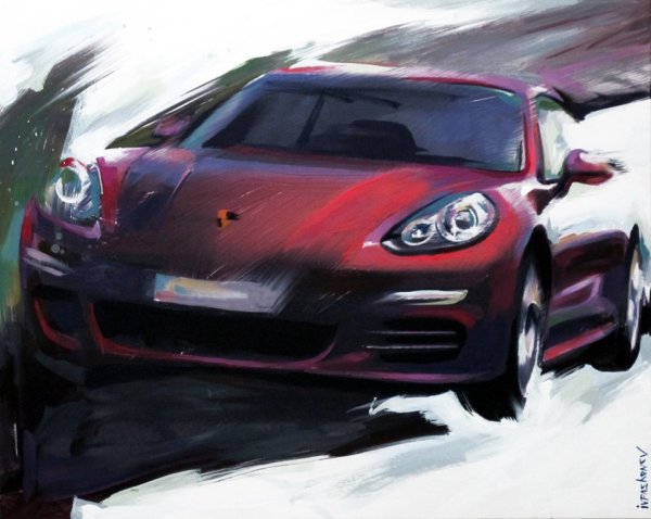 Машина акрилом