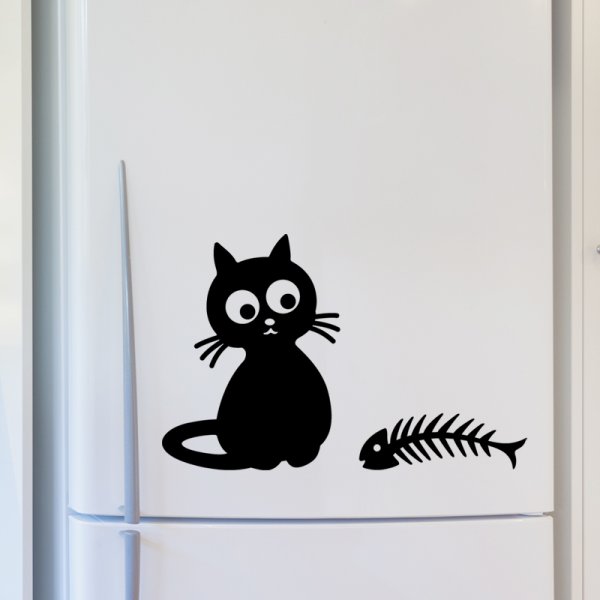 Разрисованный холодильник