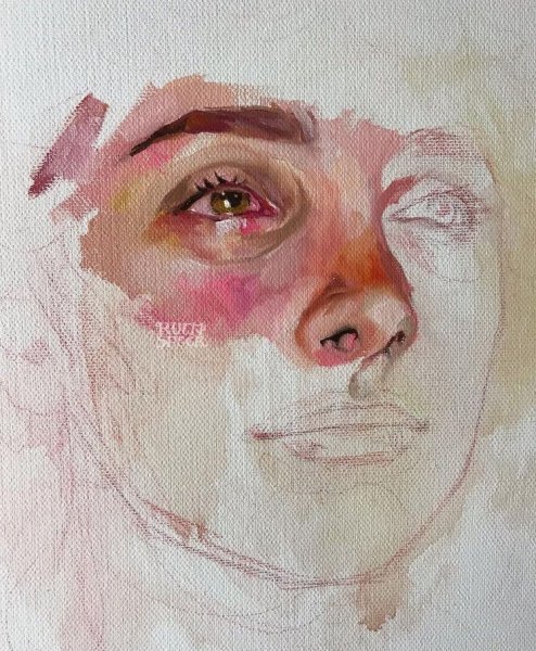 Живописный портрет красками