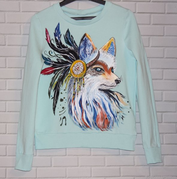 Расписанная толстовка