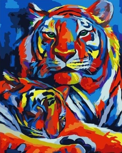 Tiger картины Acrylic