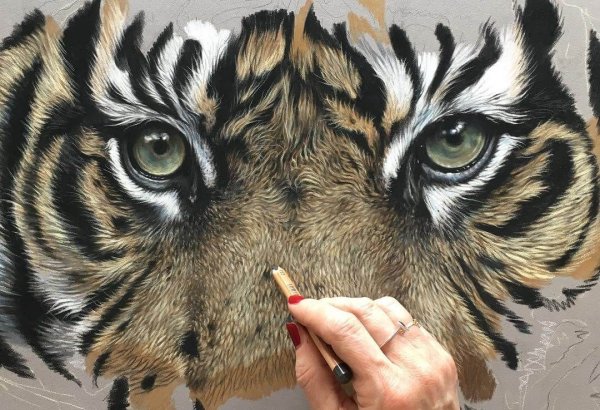 Реалистичные животные акрилом