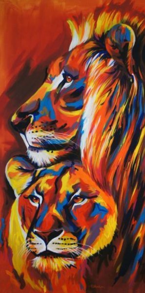 Леопард мастихин живопись