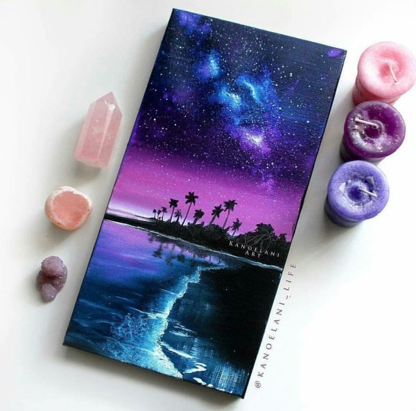 Космос акрилом