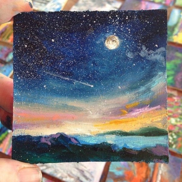 Космос красками