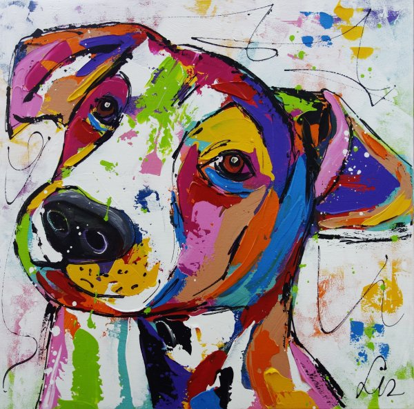 Абстракционизм собака