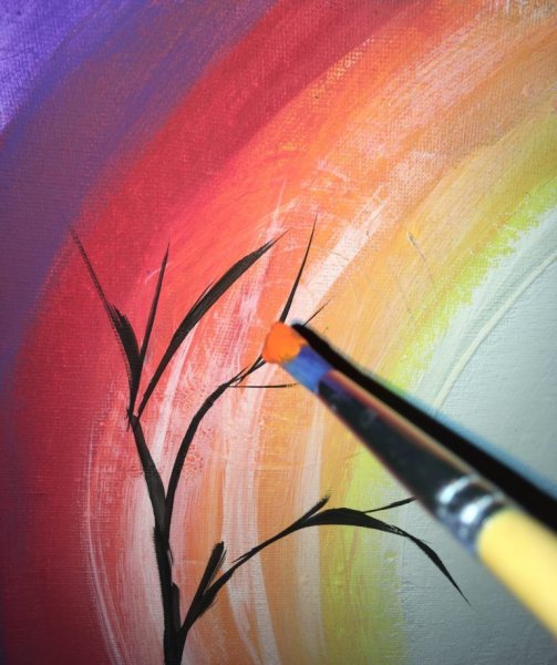 Мастер класс по рисованию акриловыми красками