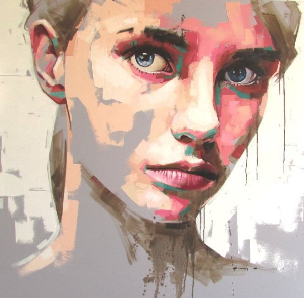 Портрет акрилом