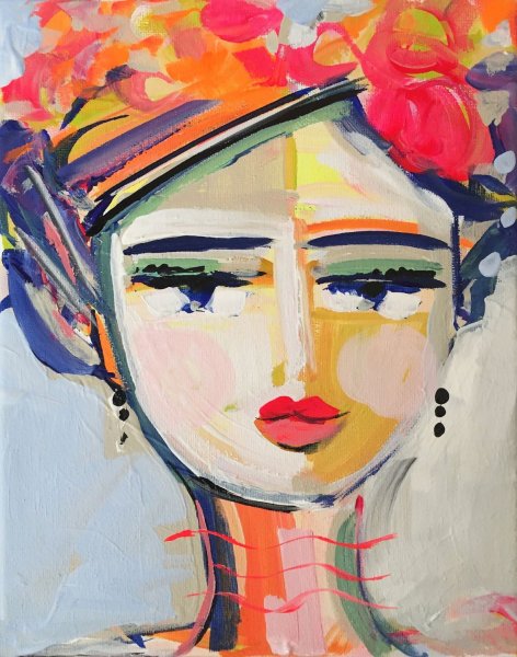 Портрет в стиле абстракционизма