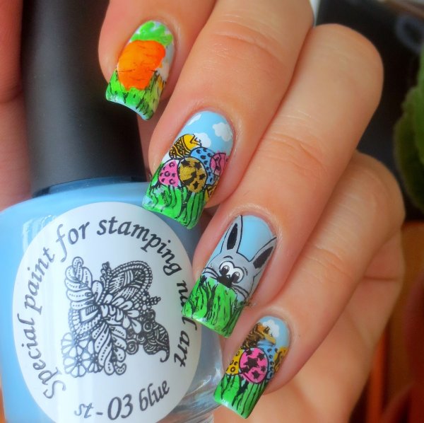 Цветы на ногтях пошагово