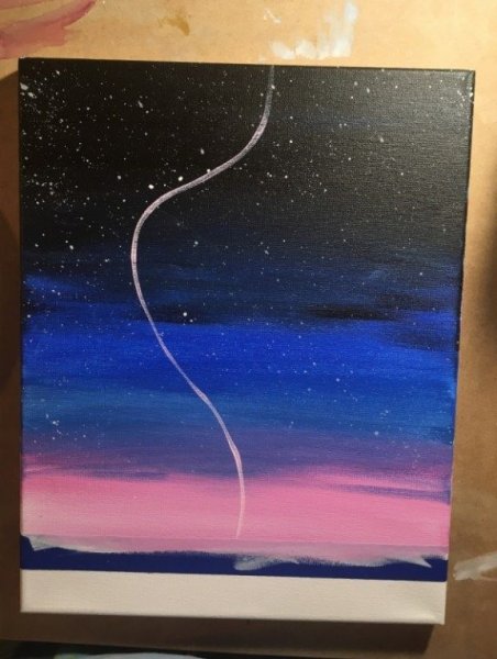 Эбру Северное сияние