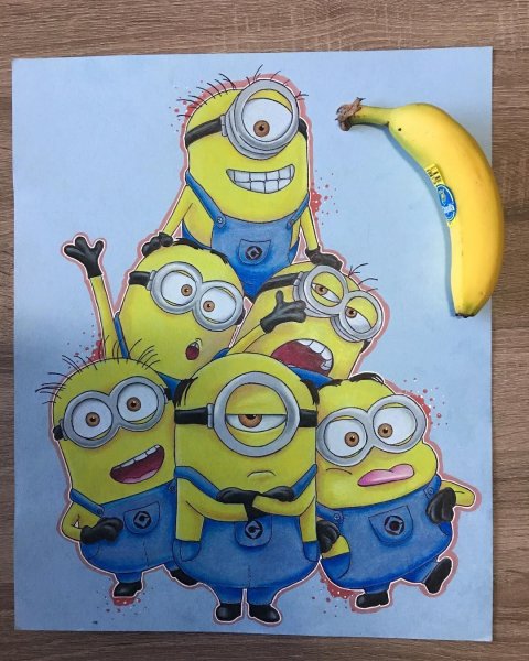Миньон красками