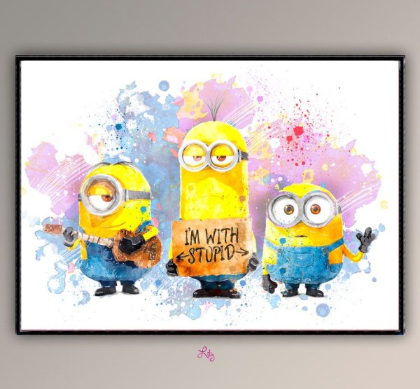 Миньон акварельный