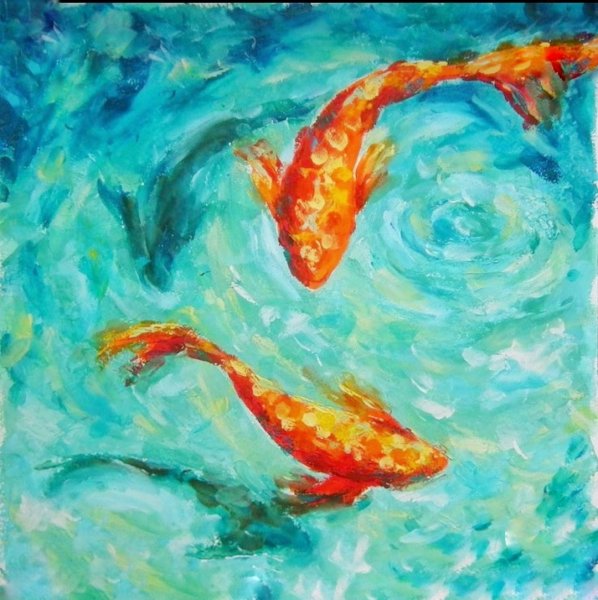 Картина рыбки