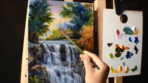 Уроки рисования акрилом для начинающих