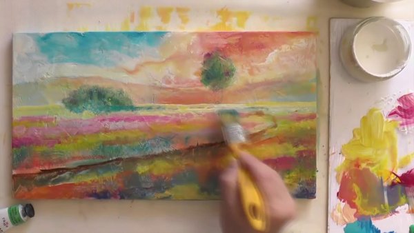 Александр Жиляев уроки живописи акриловыми