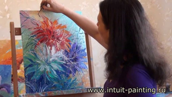 Алена Островская интуитивная живопись