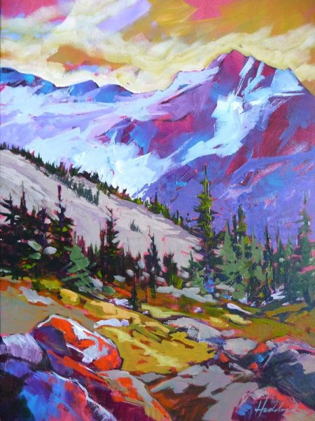 Лорен Карпентер горный пейзаж