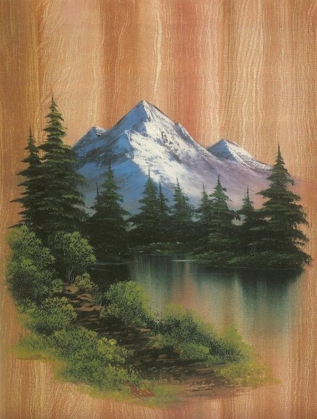 Картины горы акрилом Боба Росса