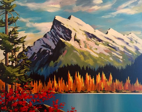 Лорен Карпентер горный пейзаж