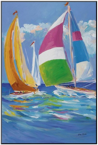 Яхты живопись акрилом