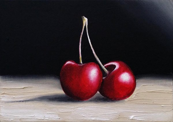 Черешня гиперреализм
