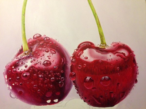 Черешня в живописи