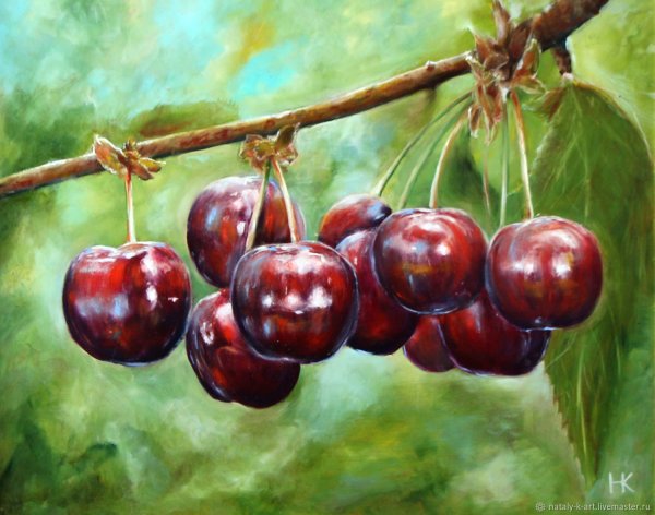 Черешня в живописи