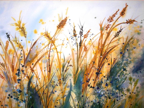 Пшеница живопись