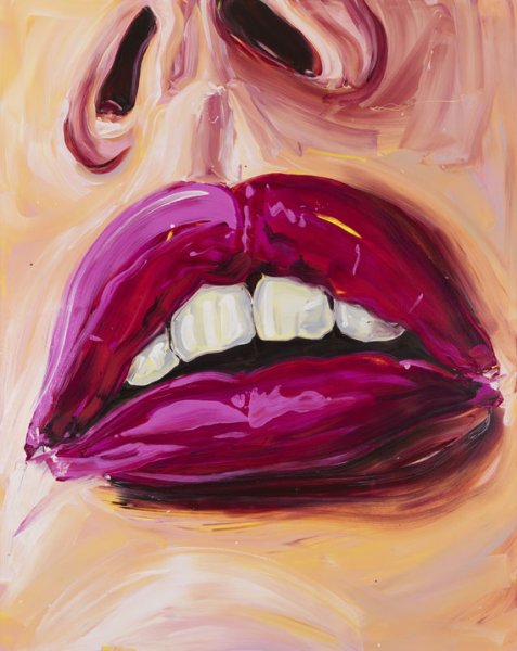 Губы живопись