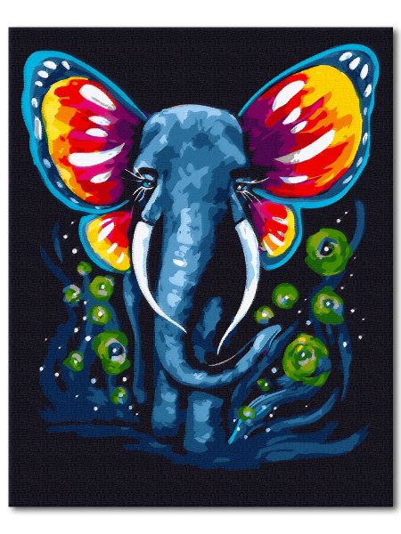 Слон акрилом