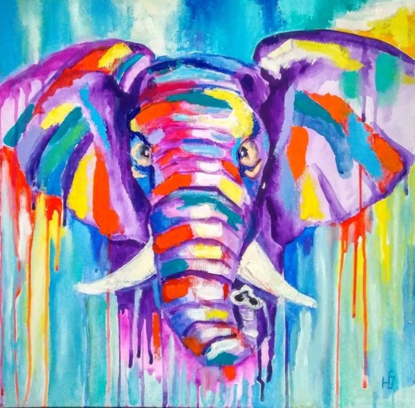 Слон картина