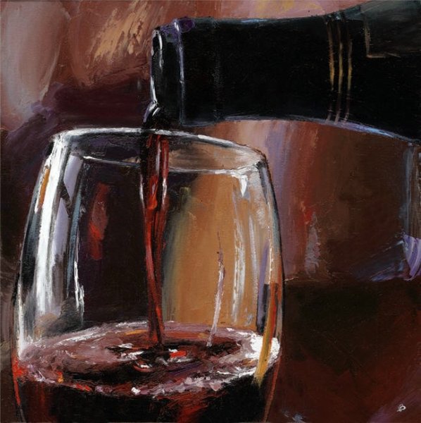 Виктор Бауэр художник картины вино