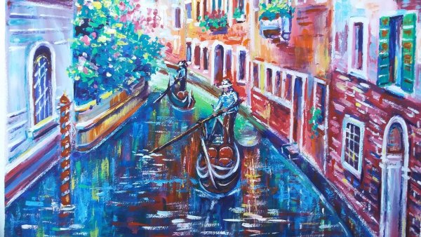 Леонид Афремов картины Венеция